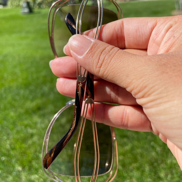 Roberto Cavalli Oversized Gold Sunglasses main image 3